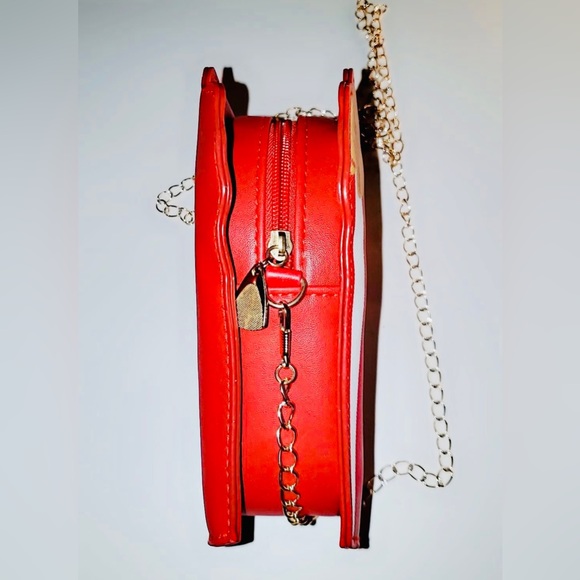 High Fashion Popcorn PU Leather Chain Crossbody Bag - NWOT. - Picture 10 of 14